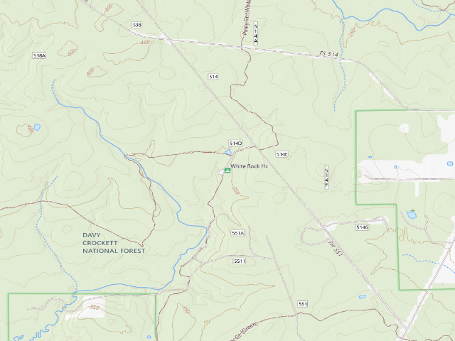 USGS topographic map of White Rock Hc