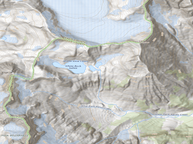 USGS topographic map of White Rock Lakes Camp