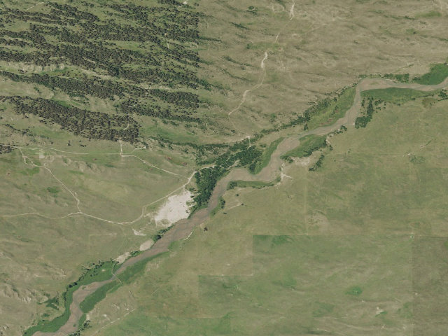 Aerial image of White Tail Campground
