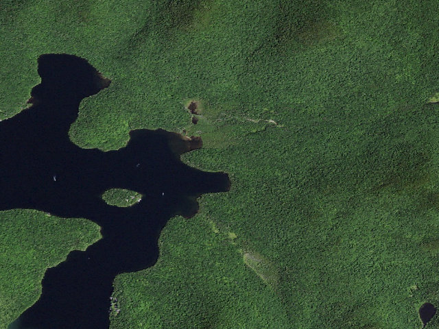 Aerial image of Whiteface Landing Site 2 (Saranac Lakes Wild Forest)