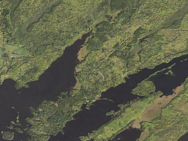Aerial image of Whiteface Reservoir Campground