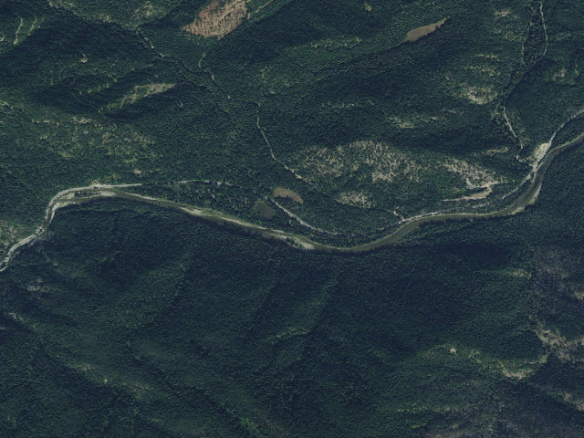 Aerial image of Whitehouse Campground