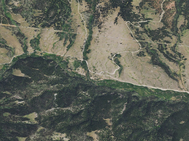 Aerial image of Whitehouse Campground