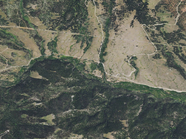Aerial image of Whitehouse Campground
