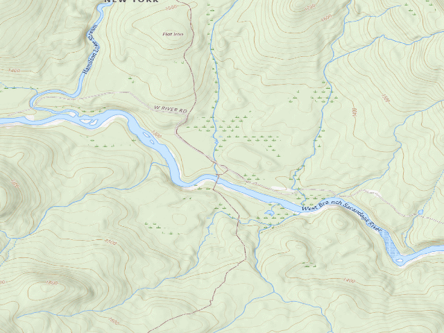 USGS topographic map of Whitehouse Campsite (Silver Lake Wilderness)