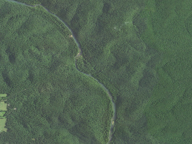Aerial image of Whites Creek Float Camp