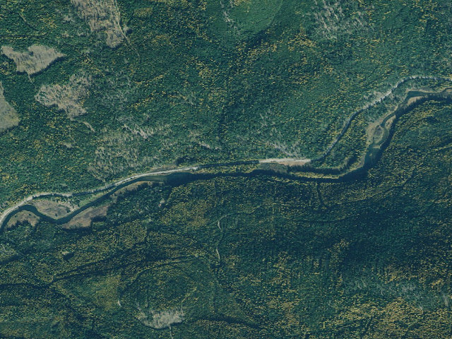 Aerial image of Whitetail Campground
