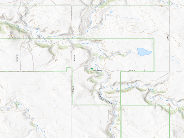 USGS topographic map of Whitetail