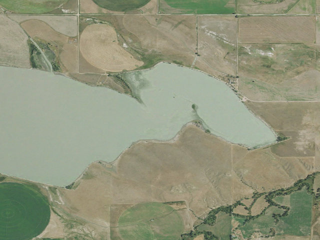 Aerial image of Whitney Inlet WMA
