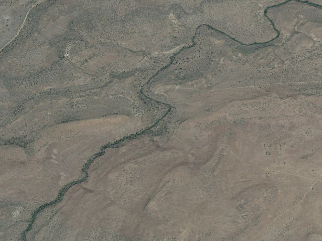 Aerial image of Whychus Crossing
