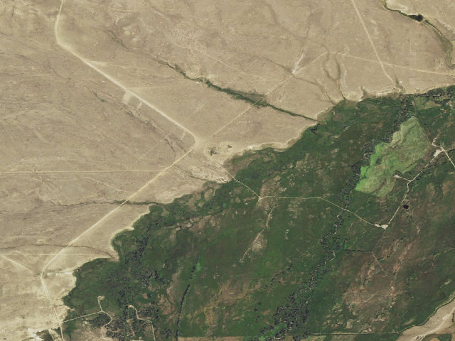 Aerial image of Wick Brothers/Beumee WHMA — Watkins Creek Camping Area