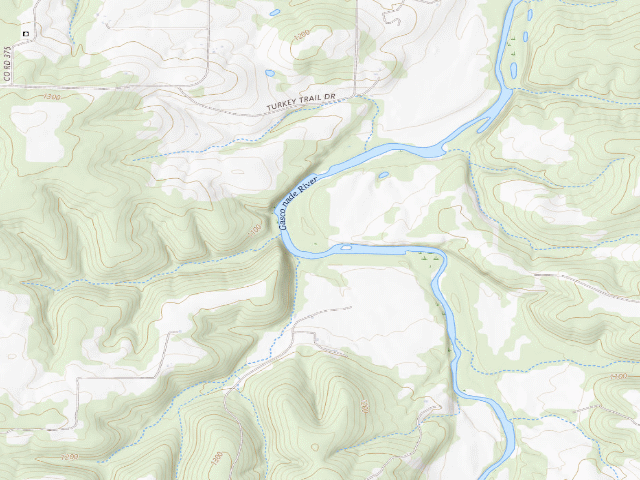 USGS topographic map of Wilbur Allen Memorial Conservation Area