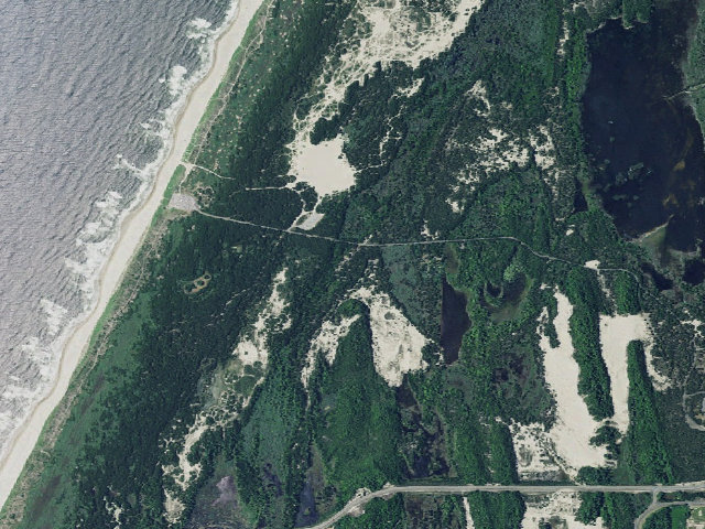 Aerial image of Wild Mare Campground