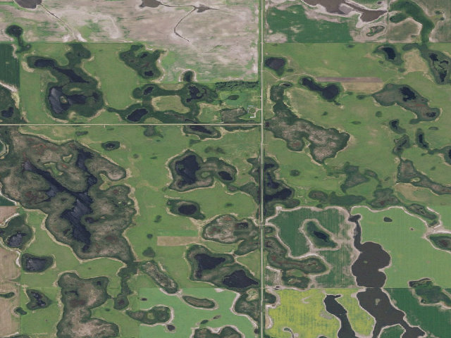 Aerial image of Wild Prairie WMA (Ramsey County)