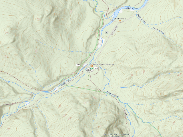 USGS topographic map of Wild River