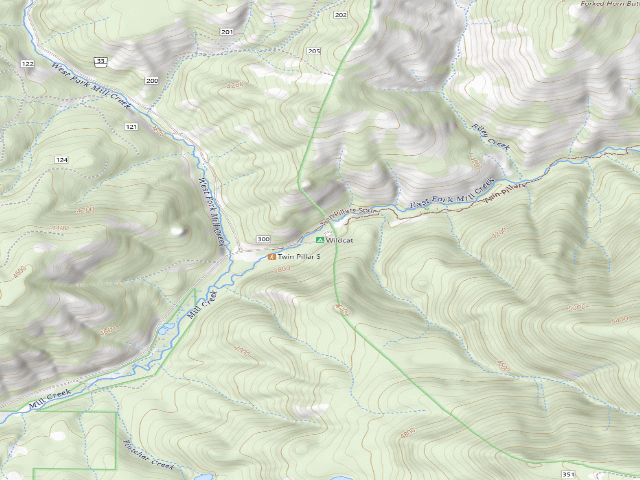 USGS topographic map of Wildcat