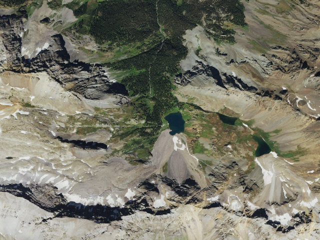 Aerial image of Wilderness Campsite 1