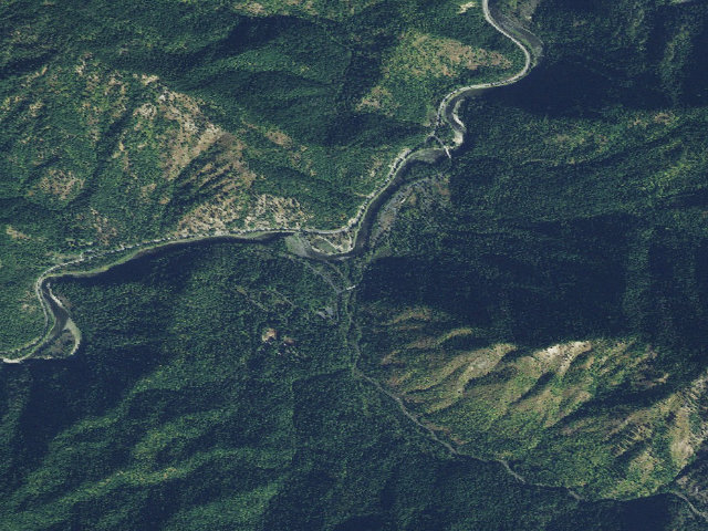 Aerial image of Wilderness Gateway Campground