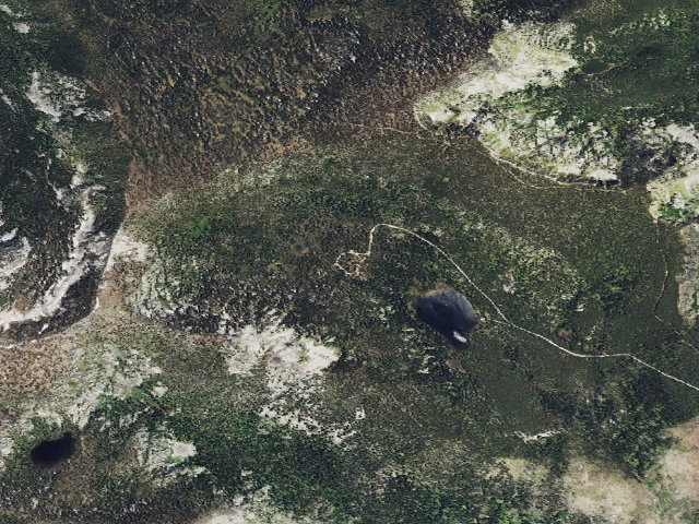 Aerial image of Wildhorse Campground