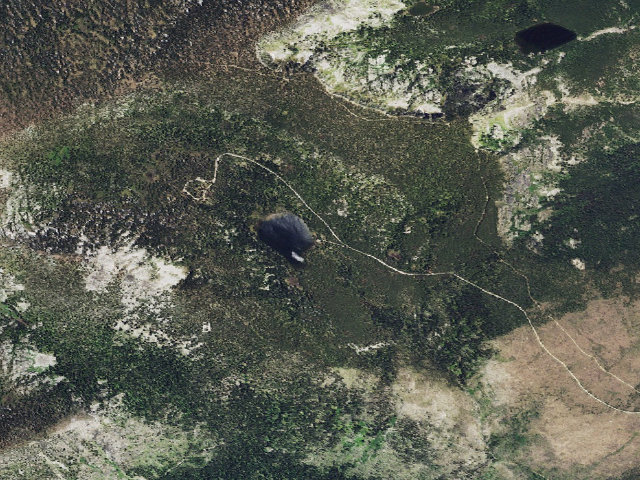Aerial image of Wildhorse Fishing Site