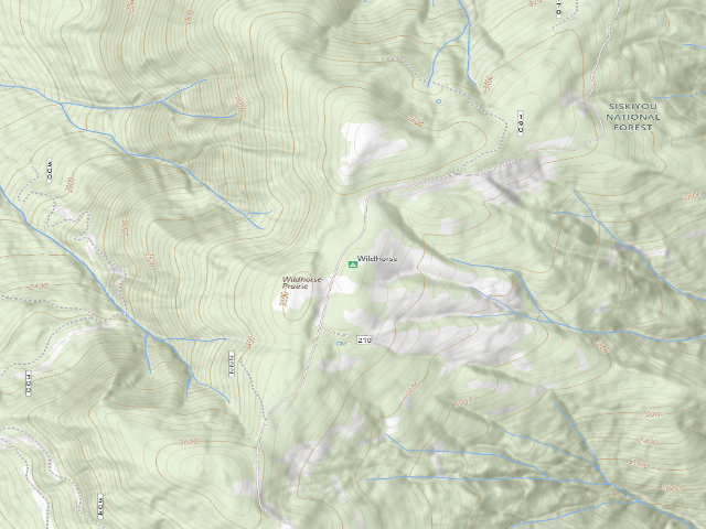 USGS topographic map of Wildhorse