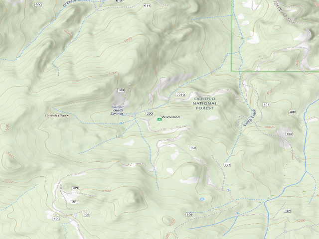 USGS topographic map of Wildwood