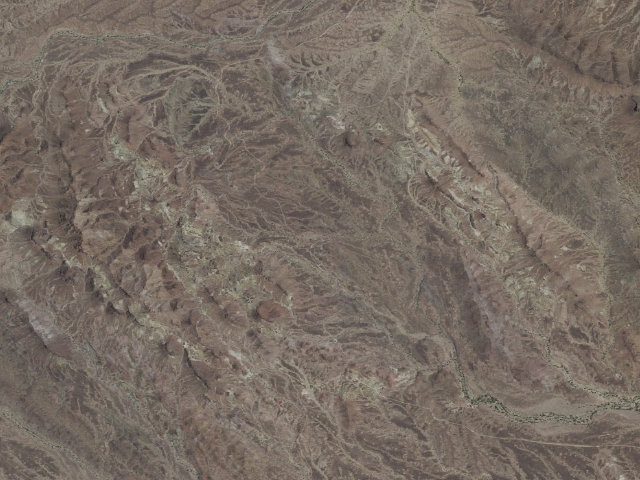 Aerial image of Wiley Well District Geode Beds