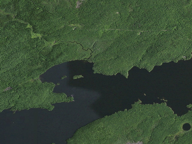 Aerial image of William C. Whitney Campsite #2 (William C. Whitney Wilderness)