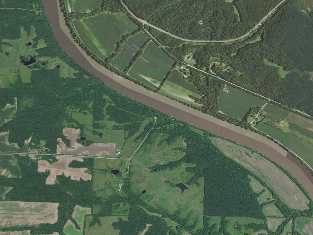 Aerial image of William E. Crawford Conservation Area