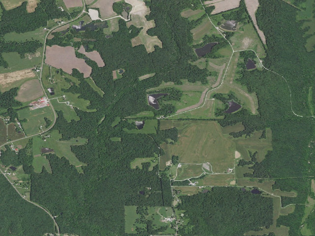 Aerial image of William R. Logan Conservation Area