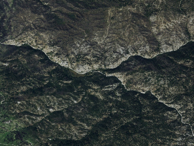 Aerial image of Willow Creek Campground