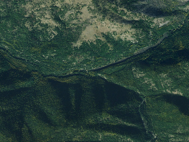 Aerial image of Willow Creek