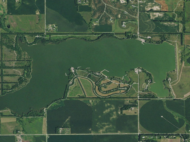 Aerial image of Willow Creek SRA