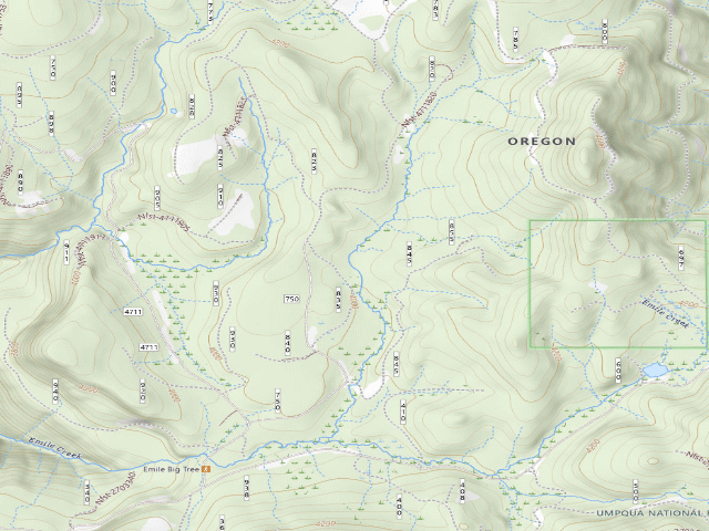 USGS topographic map of Willow Flats Sump