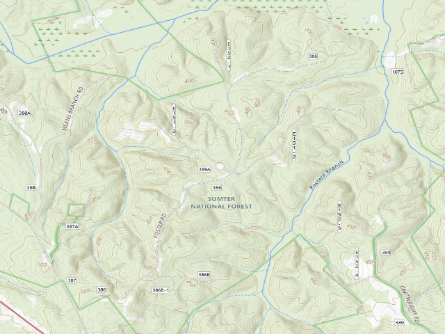 USGS topographic map of Willow Oak