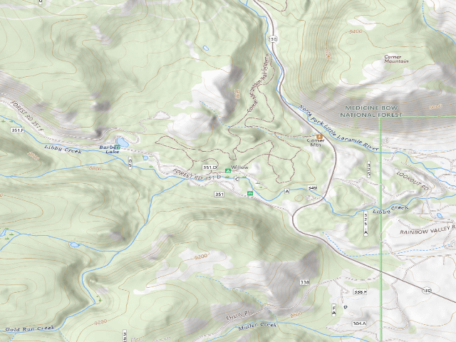 USGS topographic map of Willow
