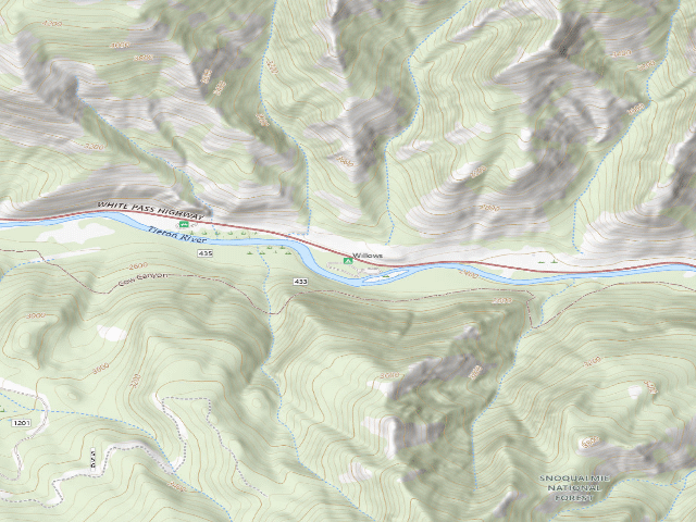 USGS topographic map of Willows