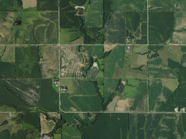 Aerial image of Wilson Creek WMA