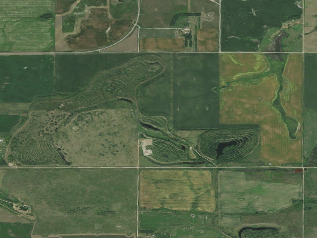 Aerial image of Wilton Mine WMA (McLean County)