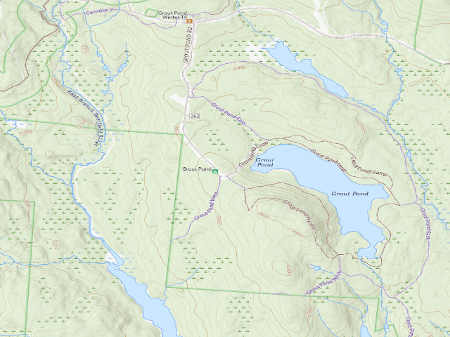 USGS topographic map of Windham County