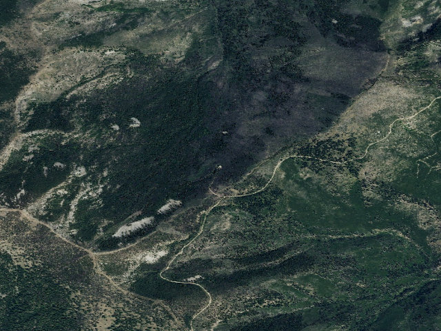 Aerial image of Windy Camp Campground