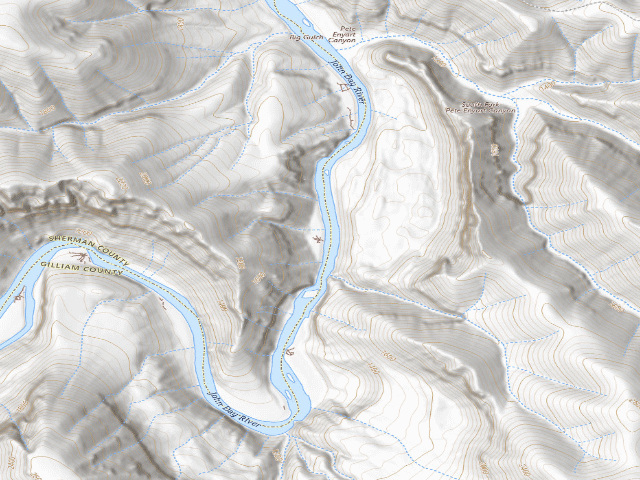 USGS topographic map of Windy Flat