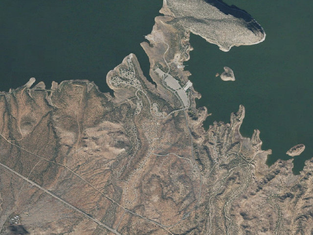 Aerial image of Windy Hill Campground