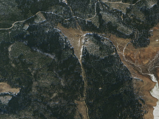 Aerial image of Windy Park Camping Area