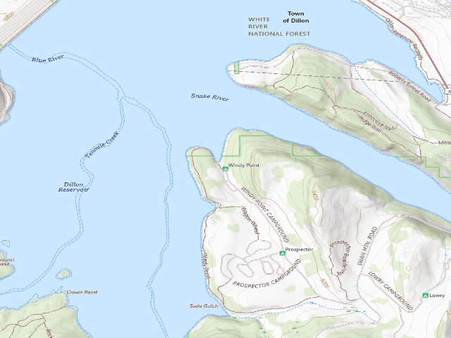 USGS topographic map of Windy Point