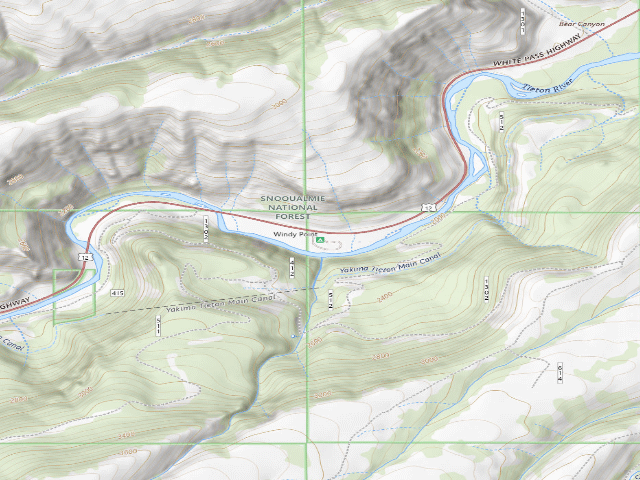 USGS topographic map of Windy Point