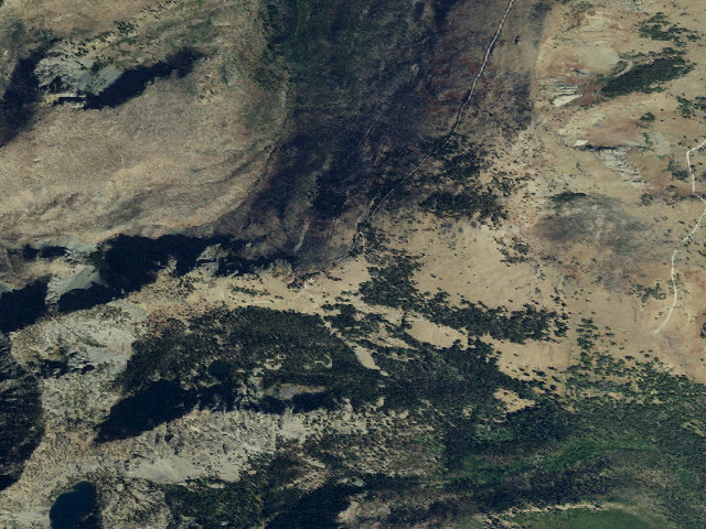Aerial image of Windy Saddle Horse Camp