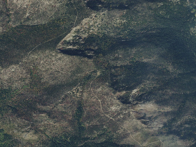 Aerial image of Windy Saddle