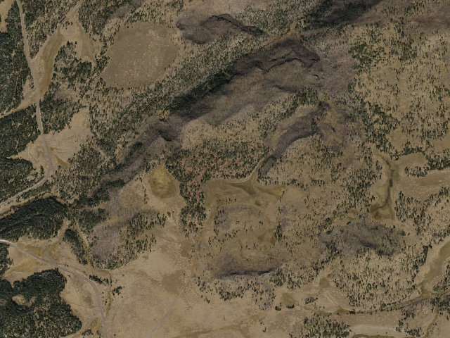 Aerial image of Winn Campground