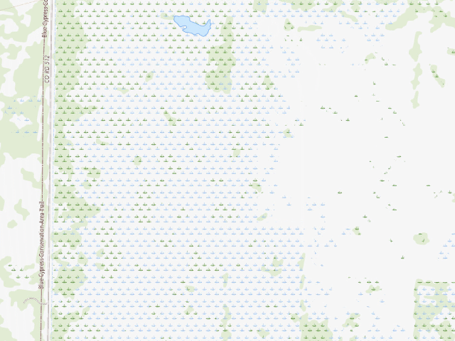 USGS topographic map of Winter S Camp (Blue Cypress Conservation Area)